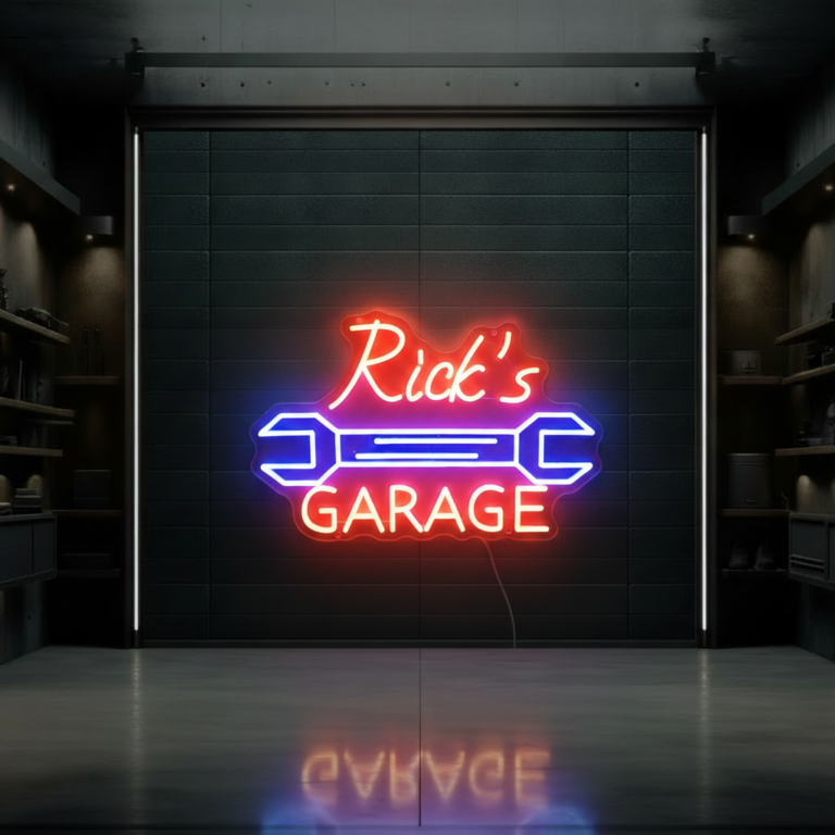 Custom Garage Led Neon Sign Men Gift Neon Light