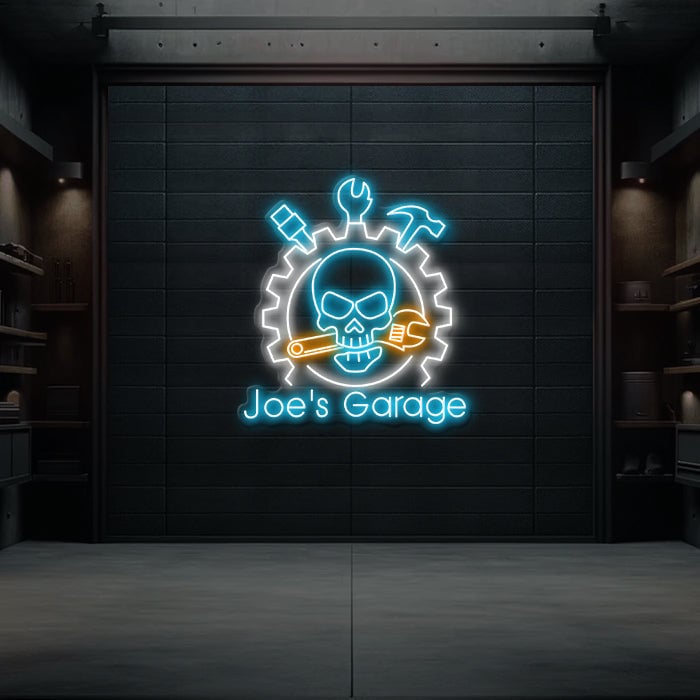 Custom Garage Neon Sign Man Cave Gift