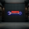 Custom Neon Sign Garage Gift for Men