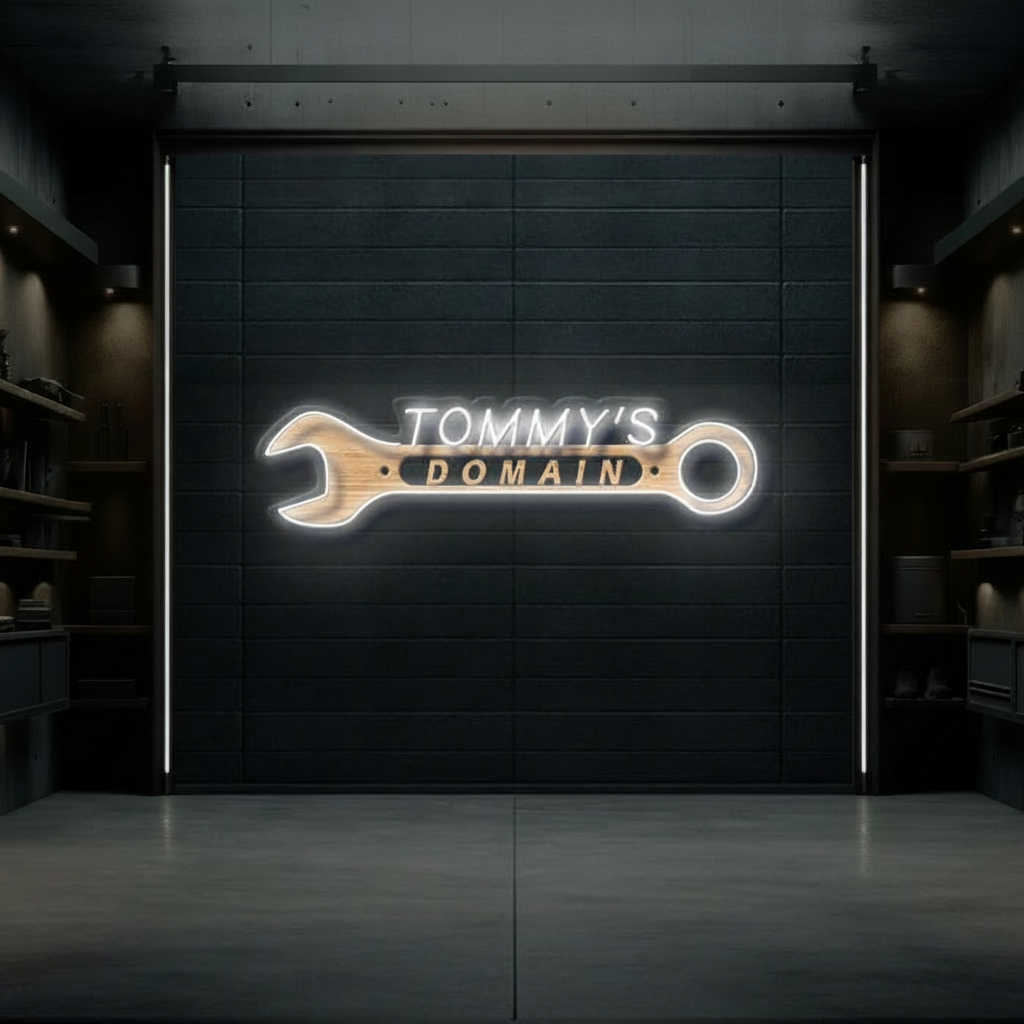 Custom Neon Sign Garage Gift for Men - Image 3