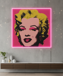 Elegant Woman Silhouette LED Neon Sign