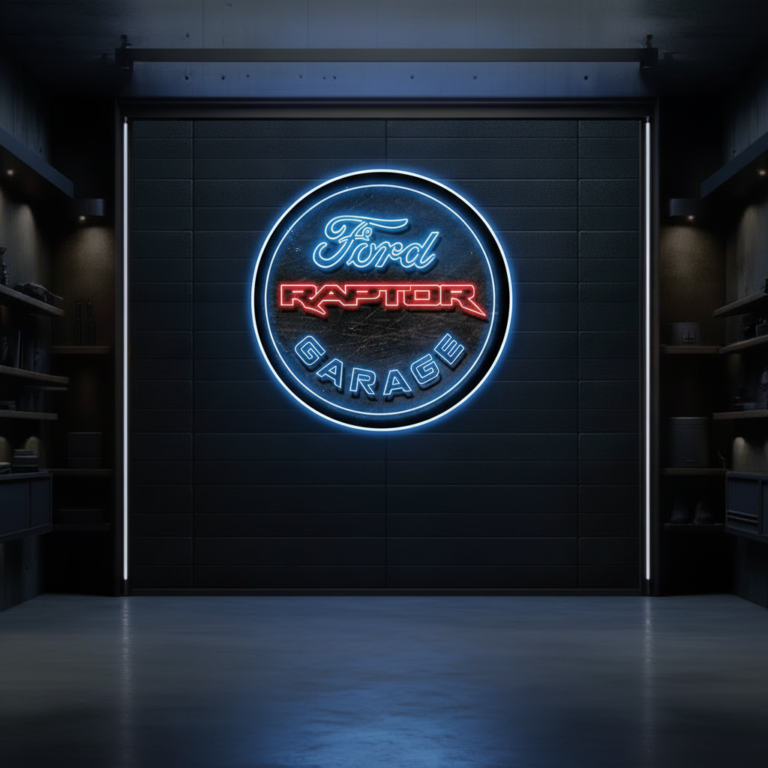 Ford Led Neon Sign Garage Led Neon Sign Man Cave Decor