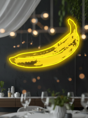 Funky Banana LED Neon Light Kitchen Decor