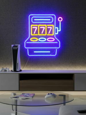 Games Console Blues Neon Sign for Gaming Room Decor