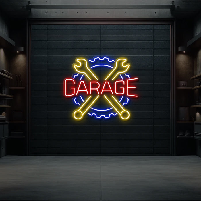 Garage Led Neon Sign for Man Cave Decor Space Decor Light