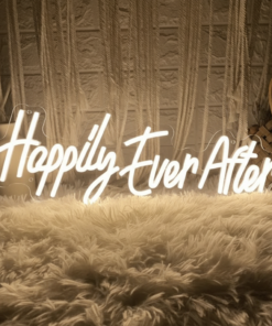 Happily Ever After Wedding Neon Signs