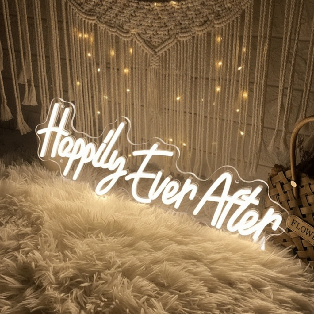 Happily Ever After Wedding Neon Signs - Image 2