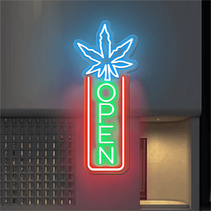 Indoor Vertical Open Sign Design Open Neon Sign - Image 6
