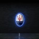 Man Cave Car Logo Led Neon Sign Garage Wall Decor