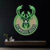 Milwaukee Bucks NBA Led Neon Sign Man Cave Decor