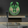 Milwaukee Bucks NBA Led Neon Sign Man Cave Decor