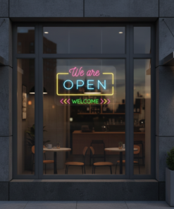 Open Neon Sign for Shop Decor Custom Led Neon Sign