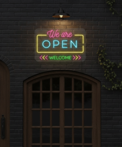 Alternative view of Open Neon Sign for Shop Decor Custom Led Neon Sign