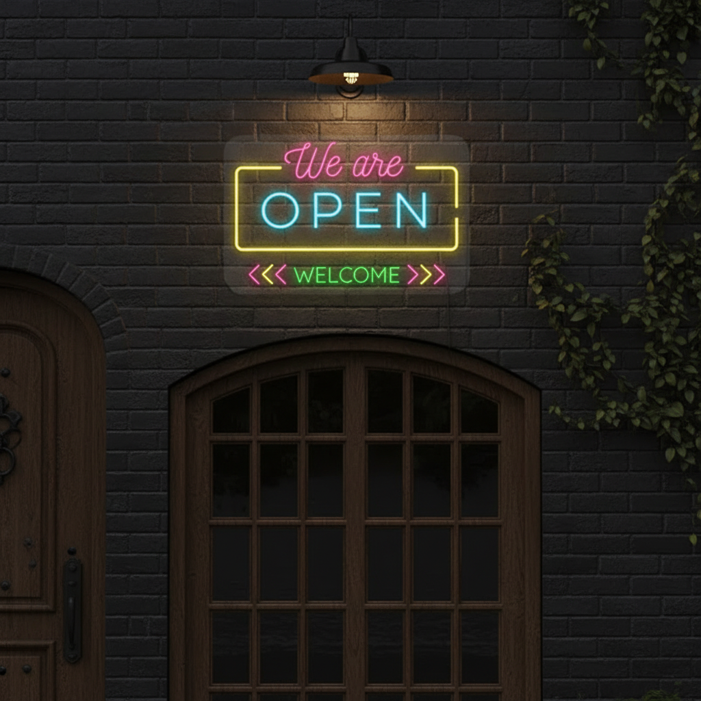 Open Neon Sign for Shop Decor Custom Led Neon Sign - Image 2
