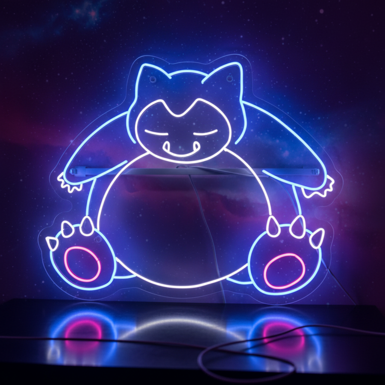 Snorlax Pokemon LED Neon Sign Anime Neon Sign