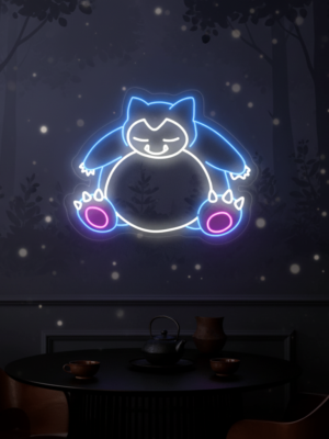 Snorlax Pokemon LED Neon Sign Anime Neon Sign