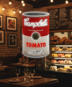 "Tomato Soup Can, Pop Art" LED Neon Sign