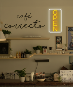 Vertical Neon Open Sign Acrylic Led Open Sign