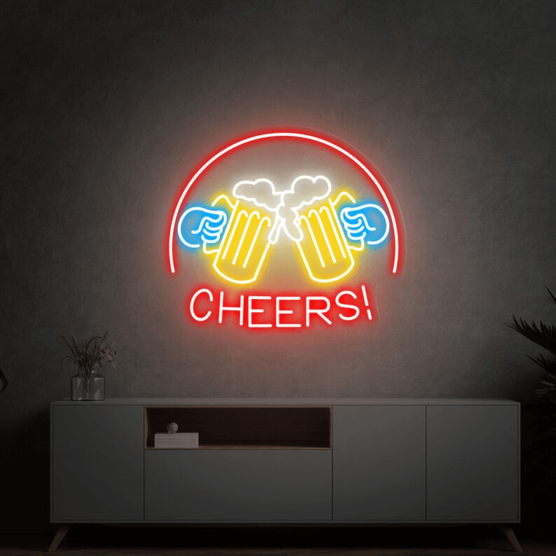Beer Cheers Neon Signs Lights Bar Art Wall Decor - Image 14