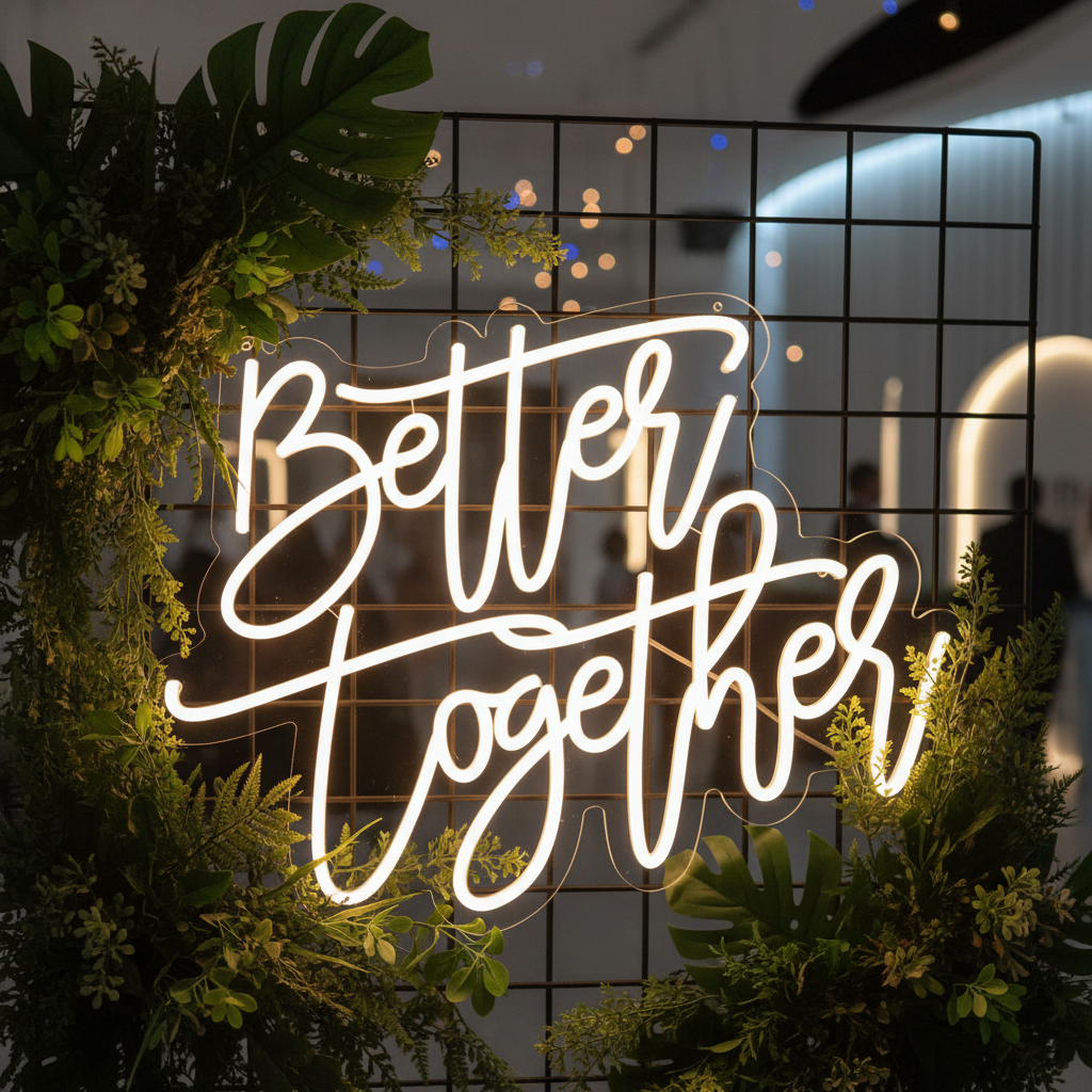 Better Together Neon Sign Wedding Neon Sign