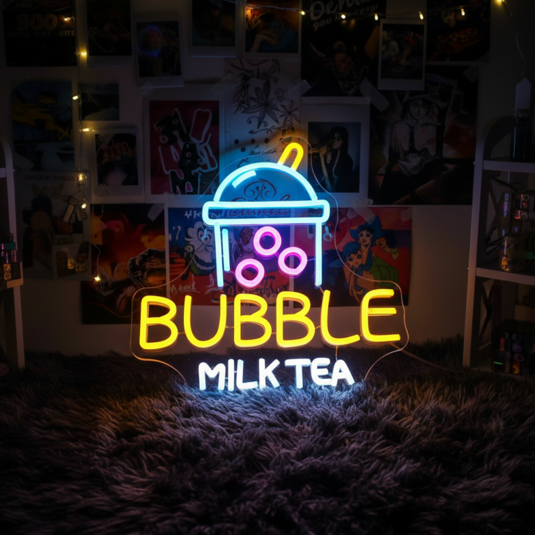 Bubble Milk Tea Neon Signs
