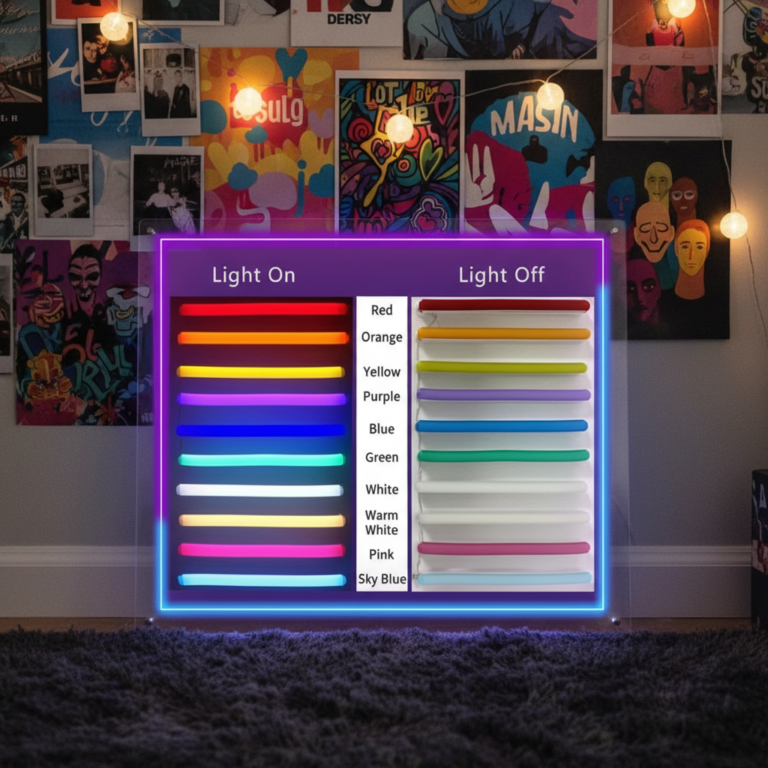 Bubble Tea with Cup Neon Sign