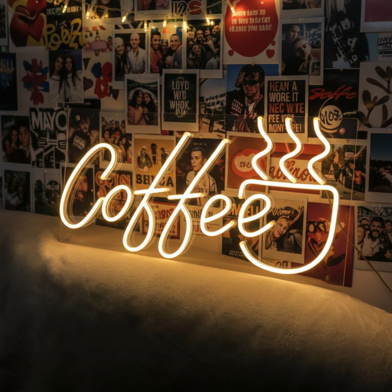 Coffee&Tea Led Neon Sign for Shop Decor