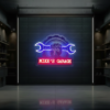 Custom Garage Led Neon Sign Men Gift Wall Decor Light
