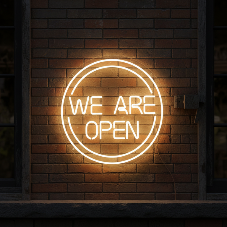 We Are Open Neon Sign Shop&Bar Open Led Sign