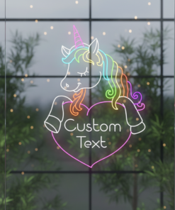 Personalized Unicorn LED Neon Sign Wall&Party Decor