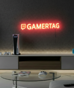 Alternative view of Custom Twitch Username Led Neon Sign Gaming Room Neon Sign