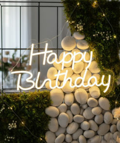 Alternative view of Happy Birthday Neon Signs for Party Decor