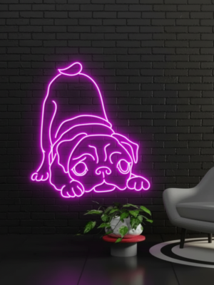 Pug Dog Led Neon Sign