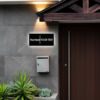 Custom Led Address Number Sign House Sign Light Box