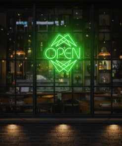 Alternative view of Neon LED Open Sign for Business Shop Decor