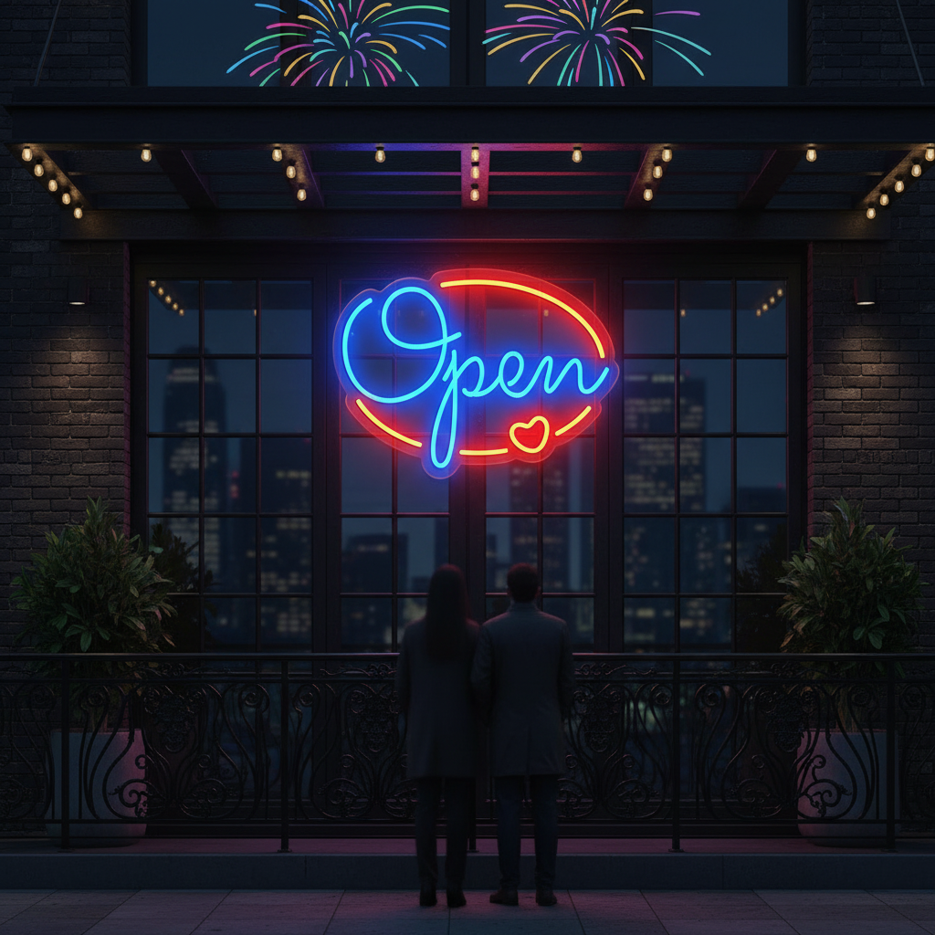 Open Neon Sign for Business Led Neon Sign - Image 3