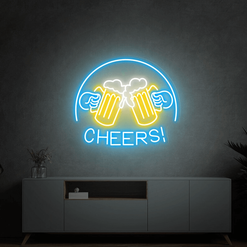 Beer Cheers Neon Signs Lights Bar Art Wall Decor - Image 13