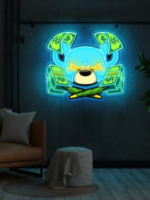 Colorful Cartoon Neon Sign Light Acrylic Artwork for Home Gameroom Decor