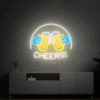 Beer Cheers Neon Signs Lights Bar Art Wall Decor