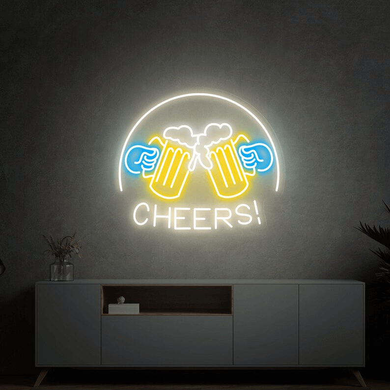Beer Cheers Neon Signs Lights Bar Art Wall Decor - Image 9