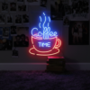 Coffee Time Led Neon Sign Shop Decor Sign