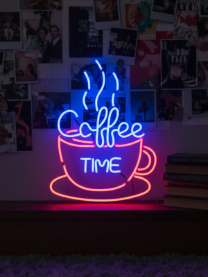 Coffee Time Led Neon Sign Shop Decor Sign