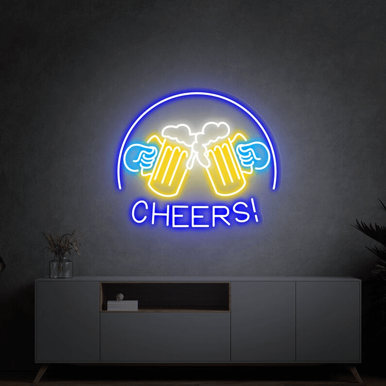 Beer Cheers Neon Signs Lights Bar Art Wall Decor - Image 12