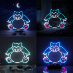 Snorlax Pokemon LED Neon Sign Anime Neon Sign