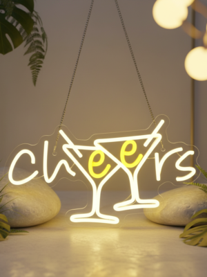Cheers Neon Sign for Pub Party Club Bar Decor