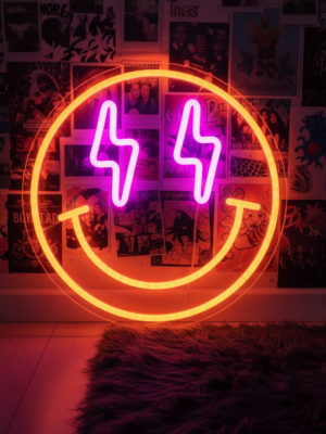 Smile Neon Sign for Shop&Home Decor