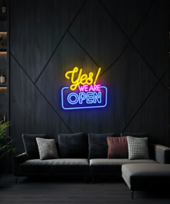 Yes Open Neon Sign Shop&Bar Open Led Sign