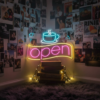 Coffee&Open Led Neon Sign for Shop Decor