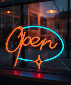 Alternative view of Neon Open Sign for Business Acrylic Led Open Sign