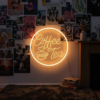 Round Coffee&Tea Neon Sign